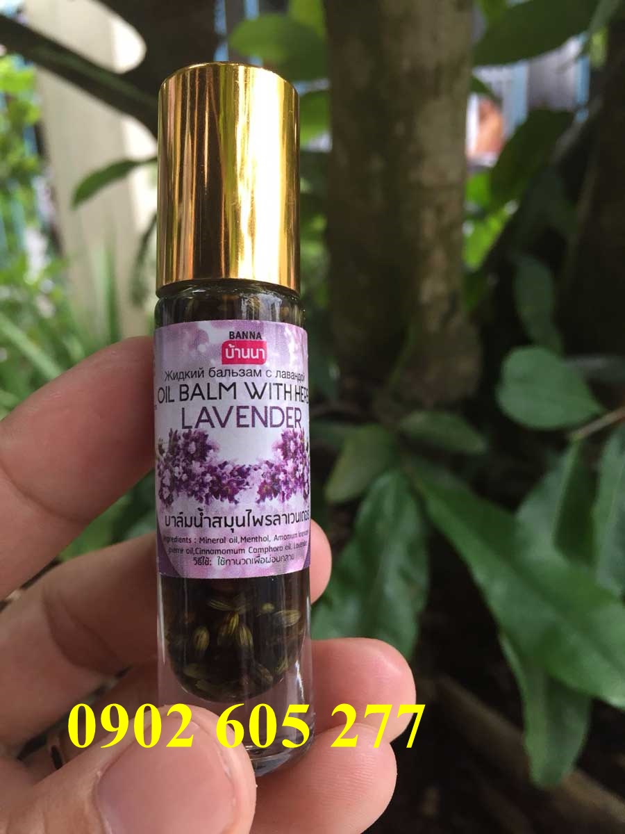 Dầu lăn thảo dược Thái Lan hương Lavender