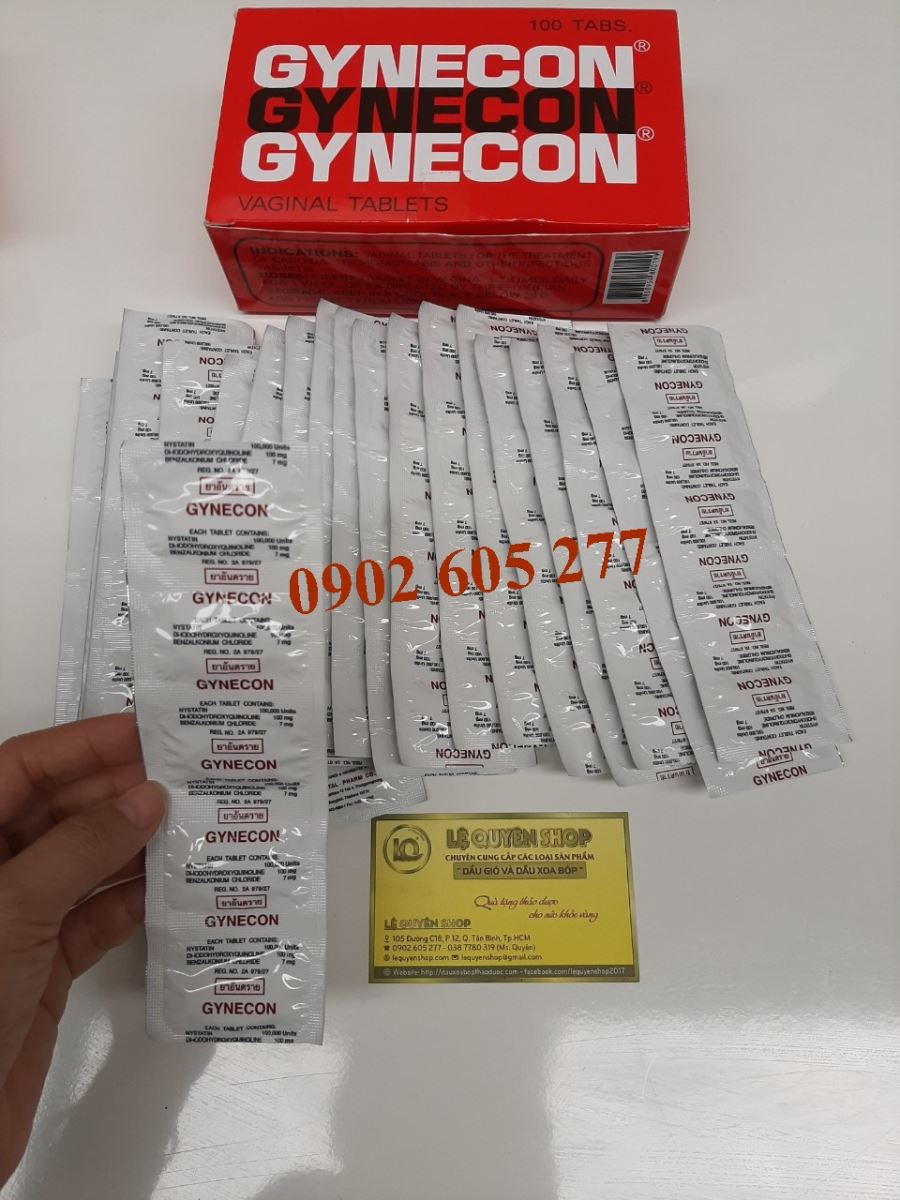Viên đặt phụ khoa Gynecon